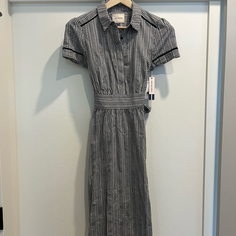 Court and Rowe cotton check dress